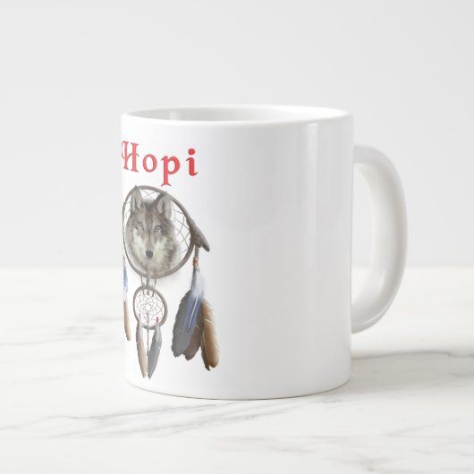 Indianer Jumbo-Tasse (Vorderseite Rechts)