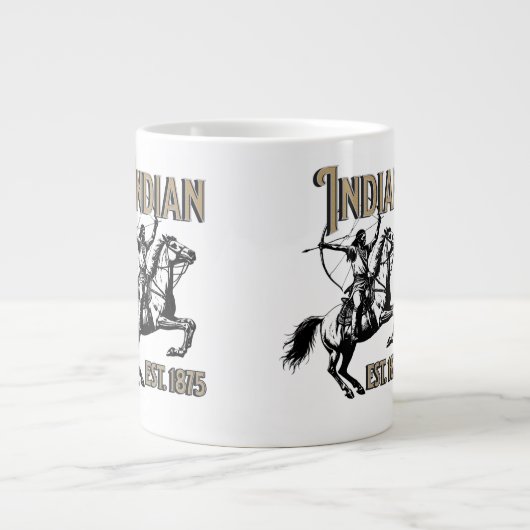 Indianer Jumbo-Tasse (Vorderseite)
