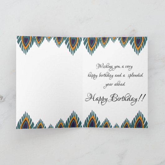 Indianer Karte (Innenseite)