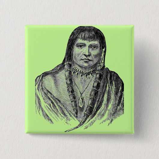 Indianer-Knopf Button (Vorderseite)
