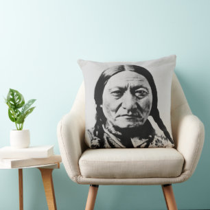 Indianer: Lakota Sitting Bull Fort Buford Kissen