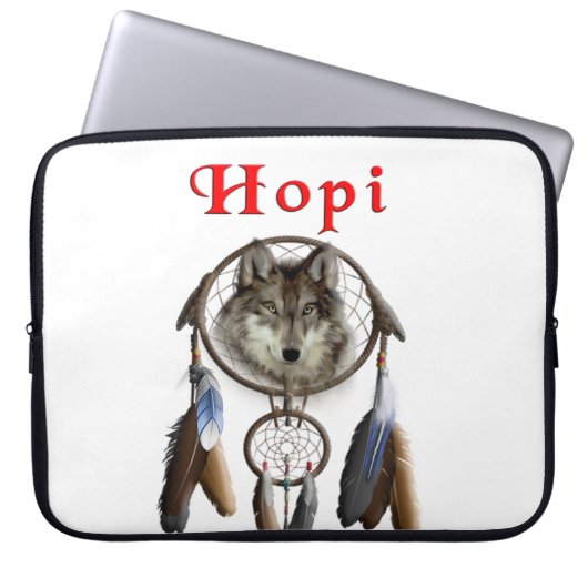 Indianer Laptopschutzhülle (Vorderseite)