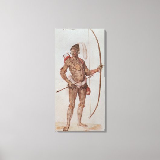 Indianer Leinwanddruck (Vorderseite)