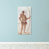 Indianer Leinwanddruck (Insitu (Holzboden))