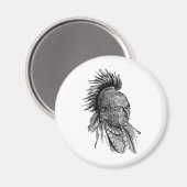 Indianer Magnet (Vorderseite/Rückseite)
