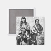 Indianer-Magnet Magnet (Vorderseite/Rückseite)