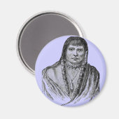 Indianer-Magnet Magnet (Vorderseite/Rückseite)