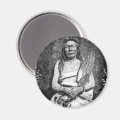 Indianer-Magnet Magnet (Vorderseite/Rückseite)