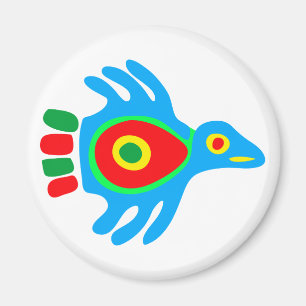 Indianer native american Vogel bird Magnet