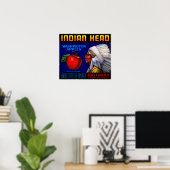Indianer Poster (Heimbüro)