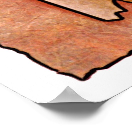 Indianer Poster (Ecke)