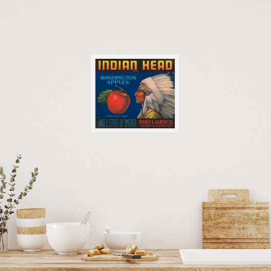 Indianer Poster (Küche)