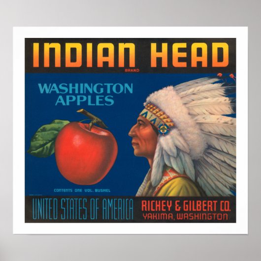 Indianer Poster (Vorne)