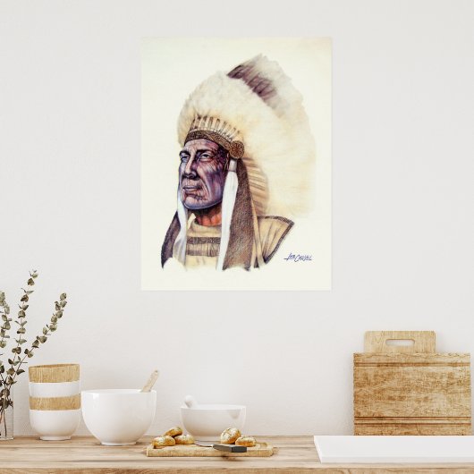 Indianer Poster (Küche)