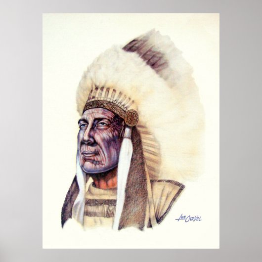 Indianer Poster (Vorne)