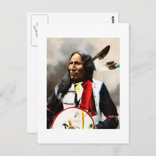Indianer Postkarte (Vorne/Hinten)