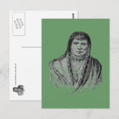 Indianer Postkarte (Vorne/Hinten)