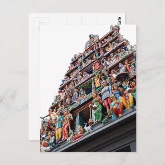 Indianer Postkarte (Vorne/Hinten)