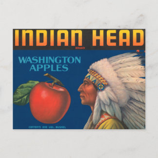 Indianer Postkarte