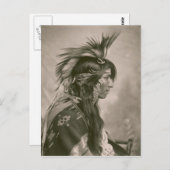 Indianer Postkarte (Vorne/Hinten)