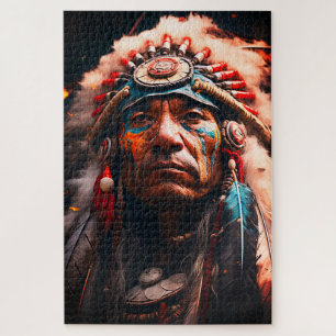 Indianer Puzzle