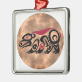 Indianer Schild Native American shield Ornament Aus Metall (Links)