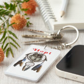 Indianer Schlüsselanhänger (Vorderseite rechts)