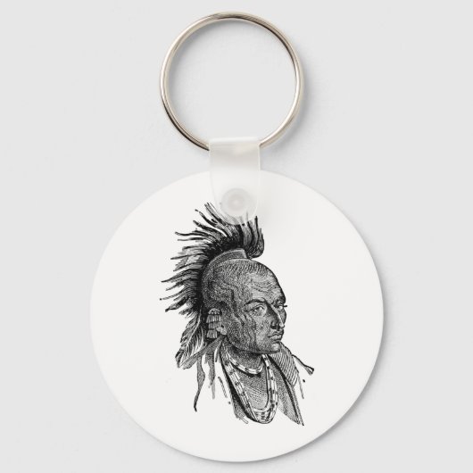 Indianer Schlüsselanhänger (Vorderseite)