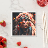 Indianer Serviette (Beispiel)