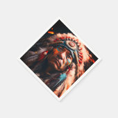 Indianer Serviette (Ecke)
