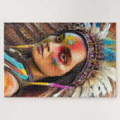 Indianer Sioux Puzzle (Horizontal)