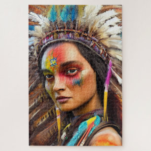 Indianer Sioux Puzzle