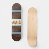 Indianer Skateboard (Vorderseite)