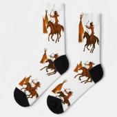 Indianer Socken (Linkes Detail)