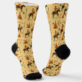 Indianer Socken (Gewinkelt)