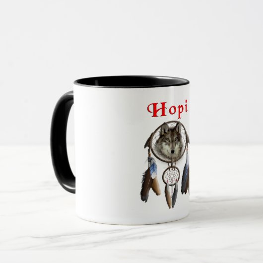 Indianer Tasse (Vorderseite Links)