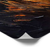 Indianer und Adler Poster (Ecke)