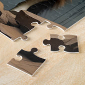 Indianer und Wolf Puzzle (Seite)