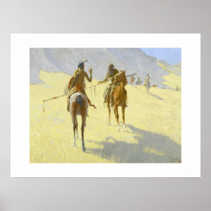 Indianer von Remington Poster