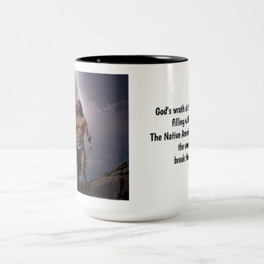 Indianer Zweifarbige Tasse (Mittel)