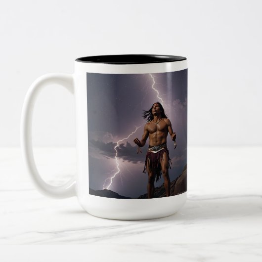 Indianer Zweifarbige Tasse (Links)