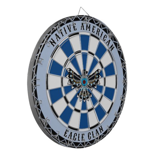 Indianeradler Dartscheibe (Vorderseite Links)