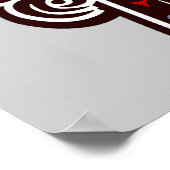 IndianerAmerika Haida Thunderbird Poster (Ecke)