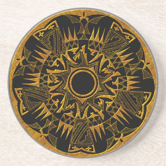 Indianeramerikaner 1 Untersetzer (Vorne)