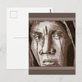 Indianeramerikaner 2004 zeichnend postkarte (Vorne/Hinten)