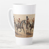 Indianeramerikaner (AI erstellt) Milchtasse (Linke Ecke)