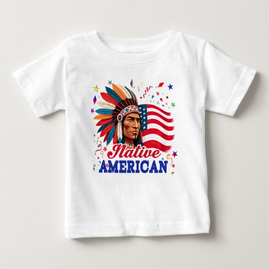 Indianeramerikaner Baby T-shirt (Vorderseite)
