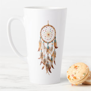 Indianeramerikaner Boho Dreamcatcher Tribal-Fotos Milchtasse