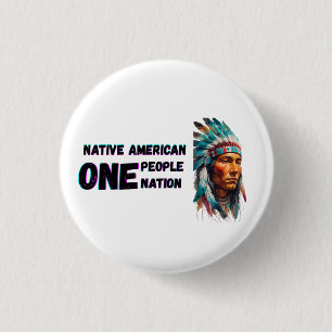 Indianeramerikaner Button