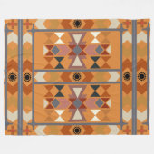 Indianeramerikaner Fleecedecke (Vorderseite (Horizontal))